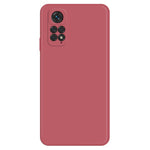 TPU Case for Xiaomi Redmi Note 11 4G (Qualcomm) / Note 11S 4G, Microfiber Lining Rubberized Straight Edge Phone Back Cover