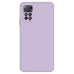 Mobile Phone Case for Xiaomi Redmi Note 11 Pro 4G (MediaTek) / Note 11 Pro 5G (Qualcomm), Microfiber Lining Soft TPU Rubberized Straight Edge Phone Back Cover