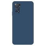 Mobile Phone Case for Xiaomi Redmi Note 11 Pro 4G (MediaTek) / Note 11 Pro 5G (Qualcomm), Microfiber Lining Soft TPU Rubberized Straight Edge Phone Back Cover