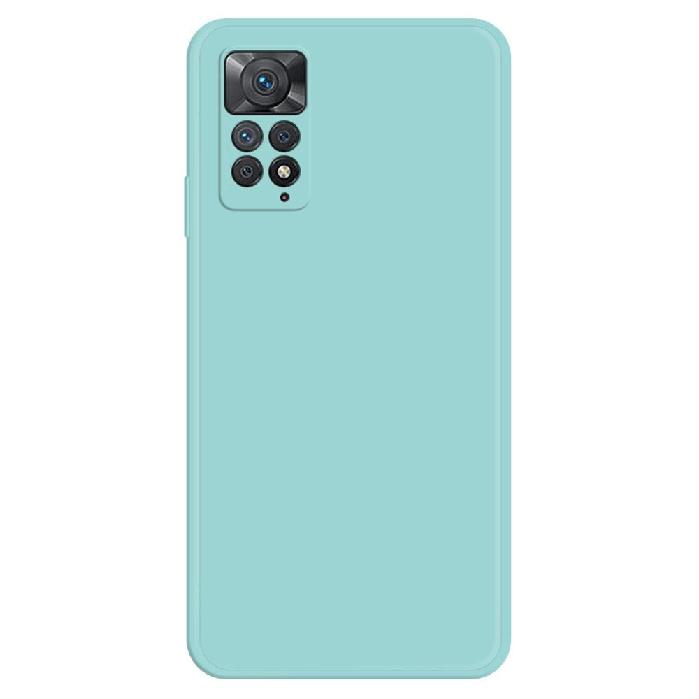 Mobile Phone Case for Xiaomi Redmi Note 11 Pro 4G (MediaTek) / Note 11 Pro 5G (Qualcomm), Microfiber Lining Soft TPU Rubberized Straight Edge Phone Back Cover