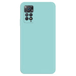 Mobilmobilskal för Xiaomi Redmi Note 11 Pro 4G (MediaTek) / Note 11 Pro 5G (Qualcomm), mikrofiberfoder mjukt TPU gummerat bakstycke med rak kant