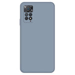Mobile Phone Case for Xiaomi Redmi Note 11 Pro 4G (MediaTek) / Note 11 Pro 5G (Qualcomm), Microfiber Lining Soft TPU Rubberized Straight Edge Phone Back Cover