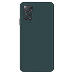 Mobile Phone Case for Xiaomi Redmi Note 11 Pro 4G (MediaTek) / Note 11 Pro 5G (Qualcomm), Microfiber Lining Soft TPU Rubberized Straight Edge Phone Back Cover