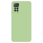 Mobilmobilskal för Xiaomi Redmi Note 11 Pro 4G (MediaTek) / Note 11 Pro 5G (Qualcomm), mikrofiberfoder mjukt TPU gummerat bakstycke med rak kant