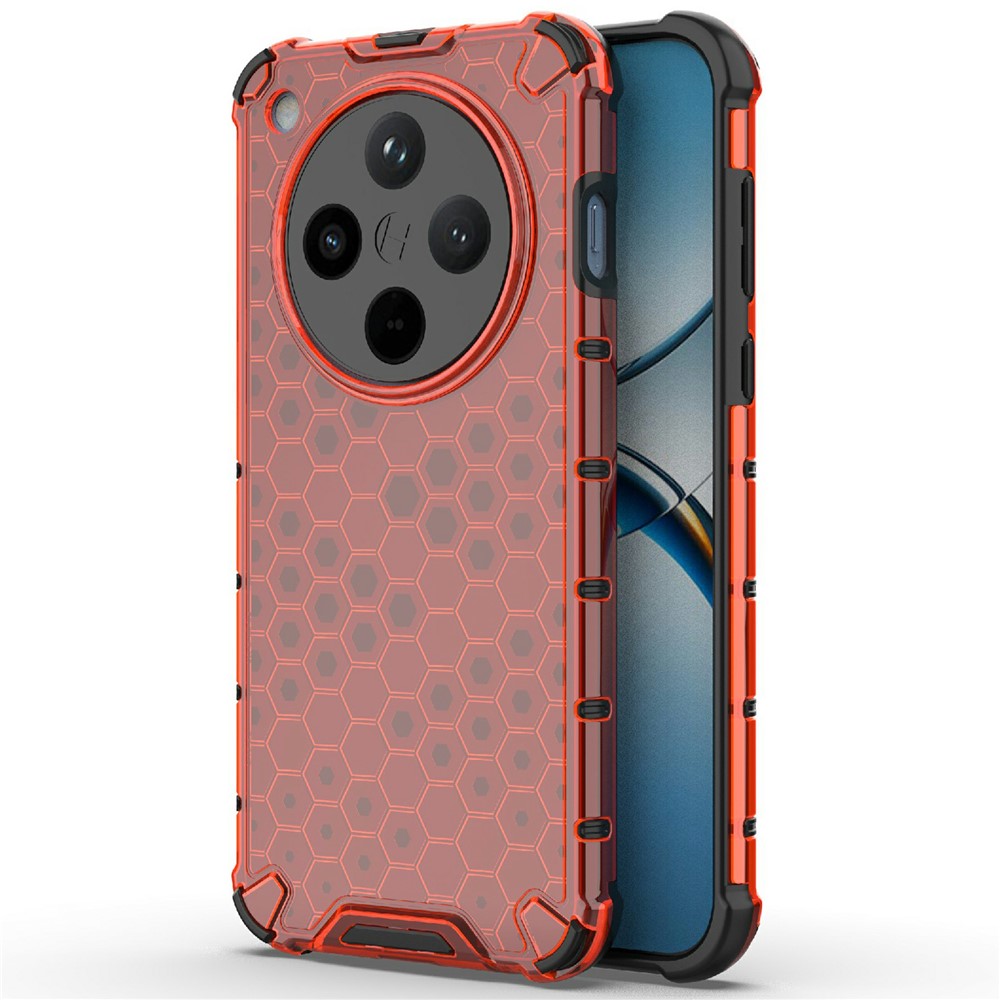 For Oppo Find X8 5G Case PC+TPU Phone Cover Honeycomb Shape