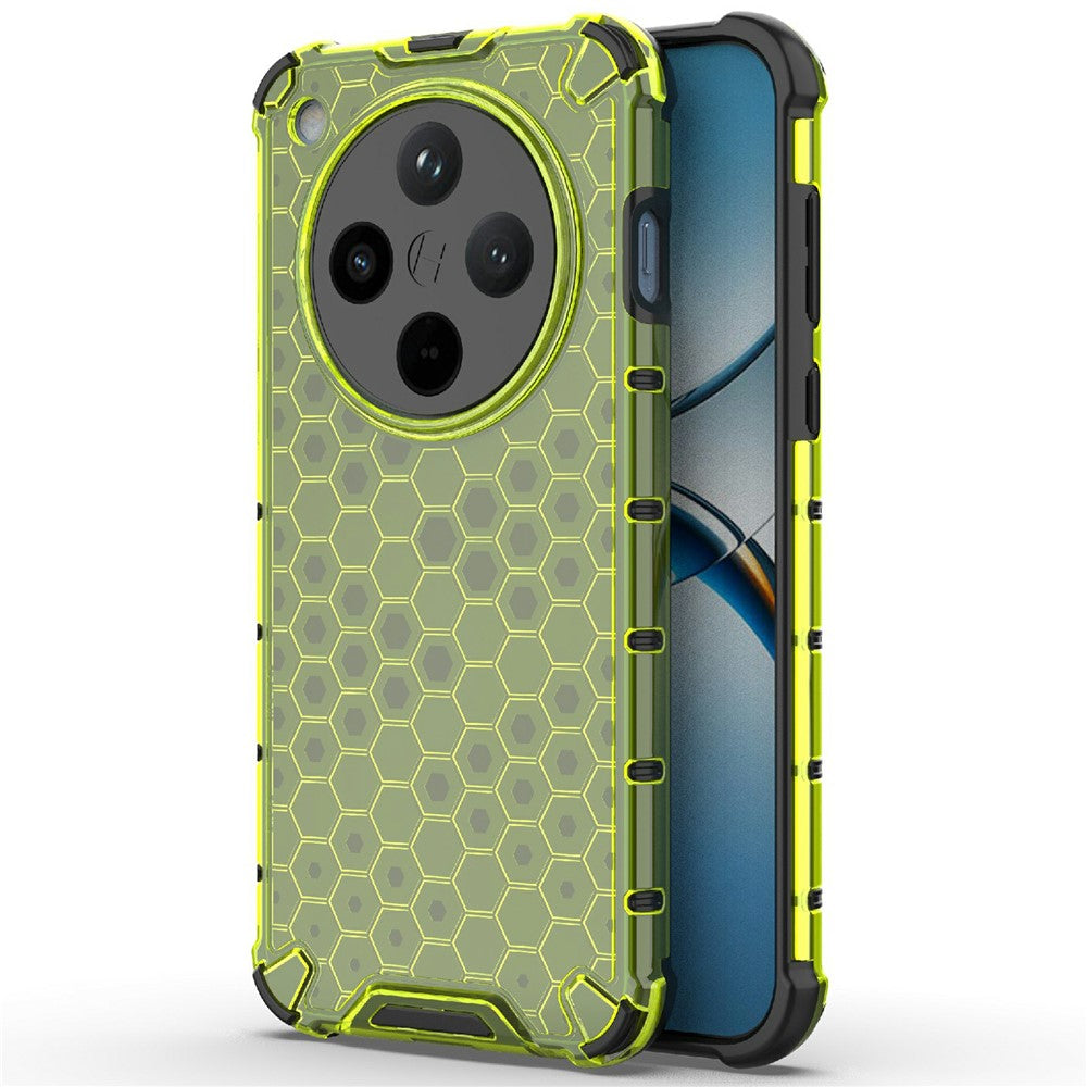 For Oppo Find X8 5G Case PC+TPU Phone Cover Honeycomb Shape