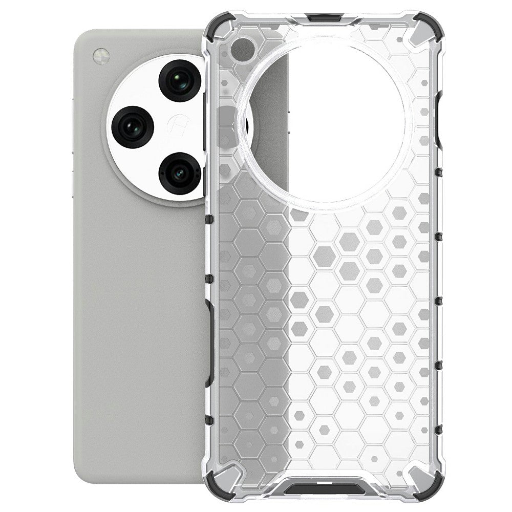 For Oppo Find X8 Pro 5G Case PC+TPU Phone Cover Honeycomb Shape