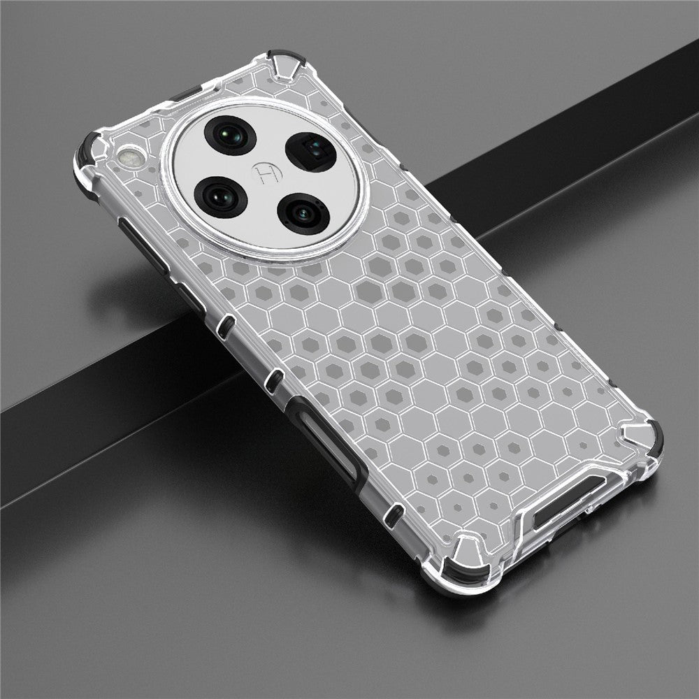 For Oppo Find X8 Pro 5G Case PC+TPU Phone Cover Honeycomb Shape