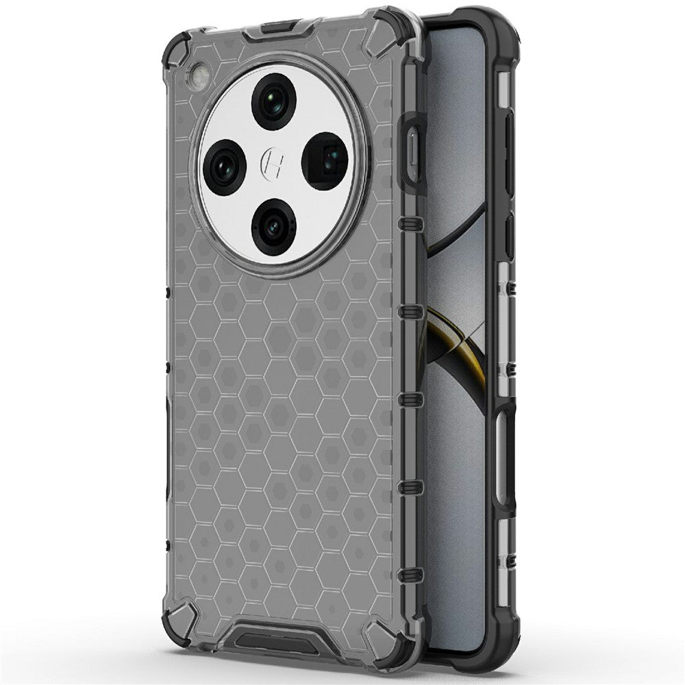 For Oppo Find X8 Pro 5G Case PC+TPU Phone Cover Honeycomb Shape
