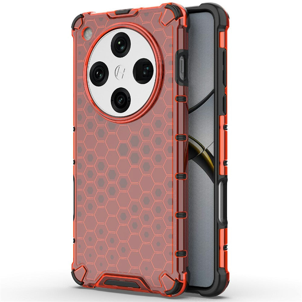 For Oppo Find X8 Pro 5G Case PC+TPU Phone Cover Honeycomb Shape