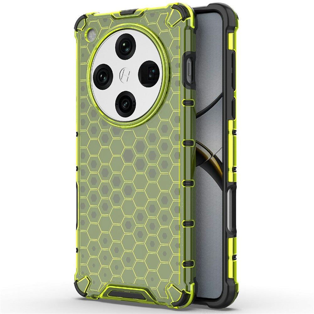 For Oppo Find X8 Pro 5G Case PC+TPU Phone Cover Honeycomb Shape