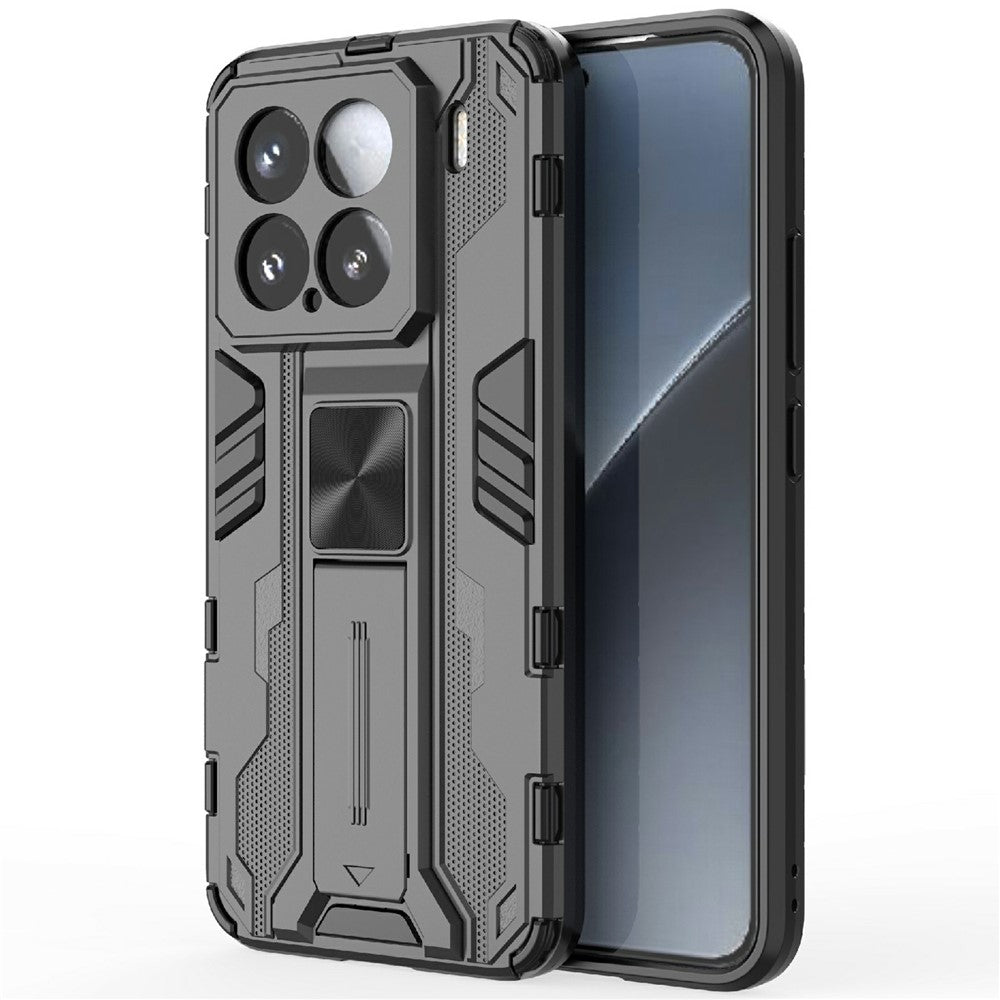 For Xiaomi 15 Case PC + TPU Shockproof Phone Cover with Kickstand