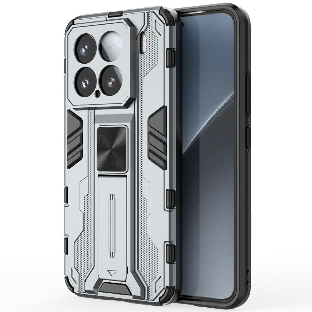 For Xiaomi 15 Case PC + TPU Shockproof Phone Cover with Kickstand
