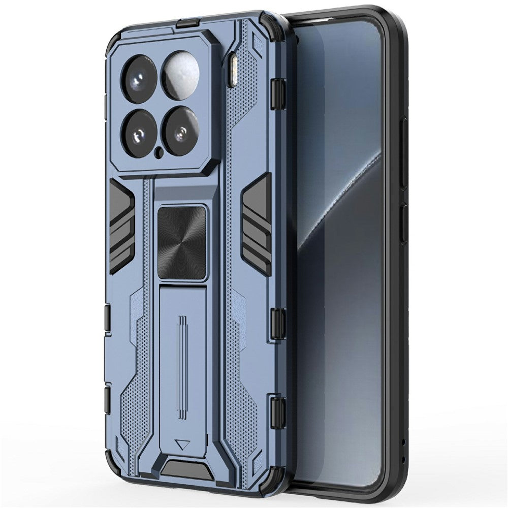 For Xiaomi 15 Case PC + TPU Shockproof Phone Cover with Kickstand
