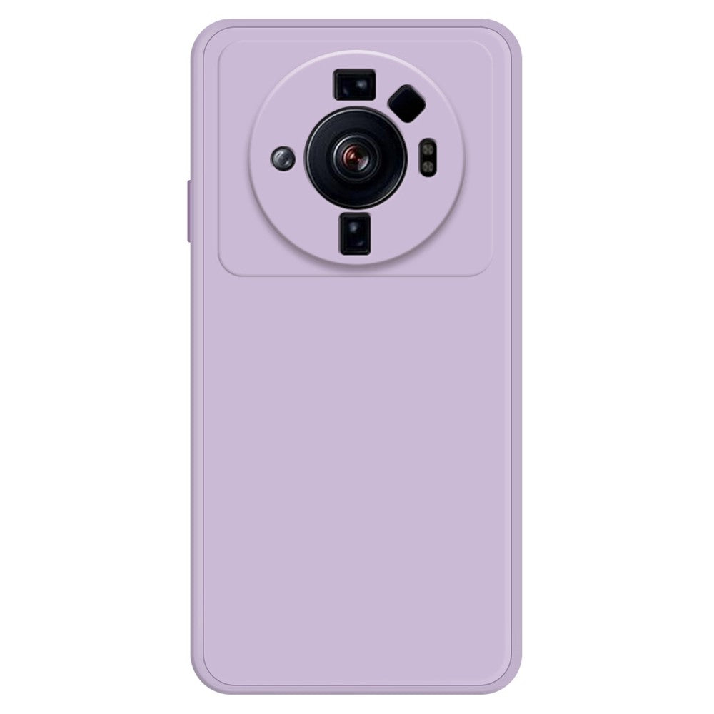 TPU-skal till Xiaomi 12S Ultra 5G, stötdämpande mikrofiberfoder, gummerat bakstycke med rak kant