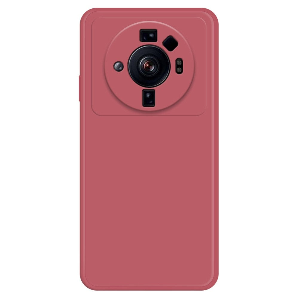 TPU-skal till Xiaomi 12S Ultra 5G, stötdämpande mikrofiberfoder, gummerat bakstycke med rak kant