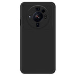 TPU-skal till Xiaomi 12S Ultra 5G, stötdämpande mikrofiberfoder, gummerat bakstycke med rak kant