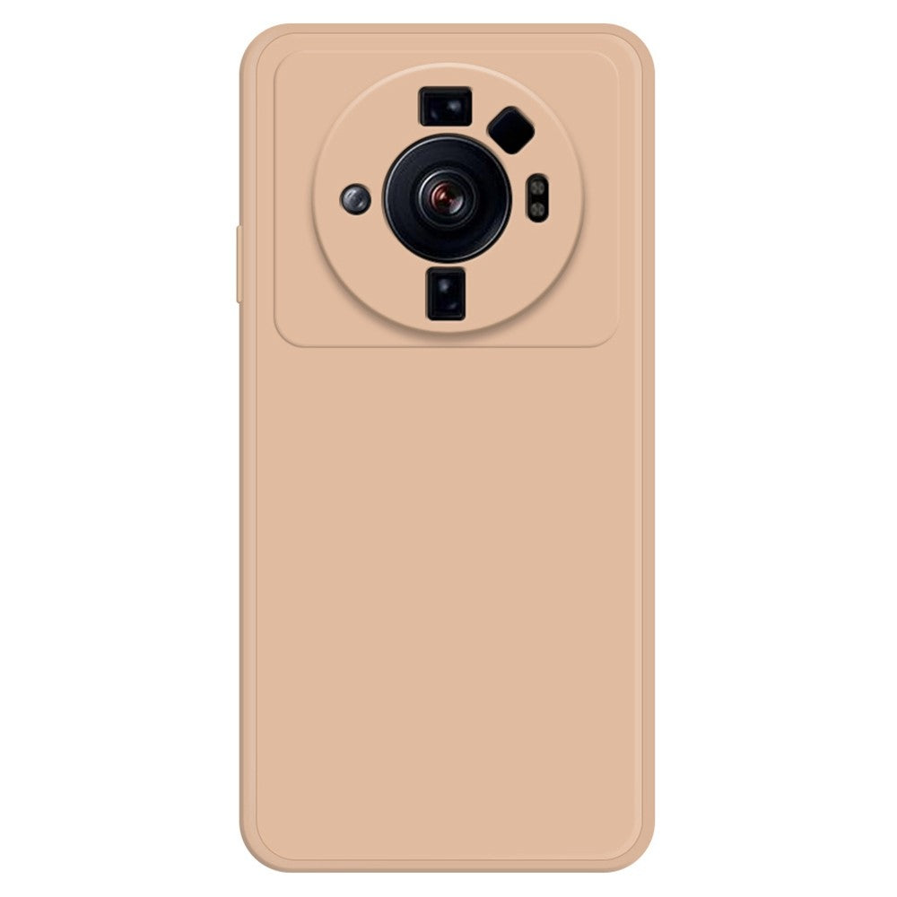 TPU-skal till Xiaomi 12S Ultra 5G, stötdämpande mikrofiberfoder, gummerat bakstycke med rak kant