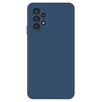 Til Samsung Galaxy A13 4G Lige Kant Gummieret TPU Anti-fald Cover Mikrofiberfor Beskyttende Etui