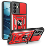 Samsung Galaxy A26 5G-skal med skjutbart kameralock PC+TPU-stativmobilskal