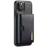 DG.MING M6 Series For iPhone 11 Pro Max Case Magnetic Wallet PU+PC+TPU Phone Cover