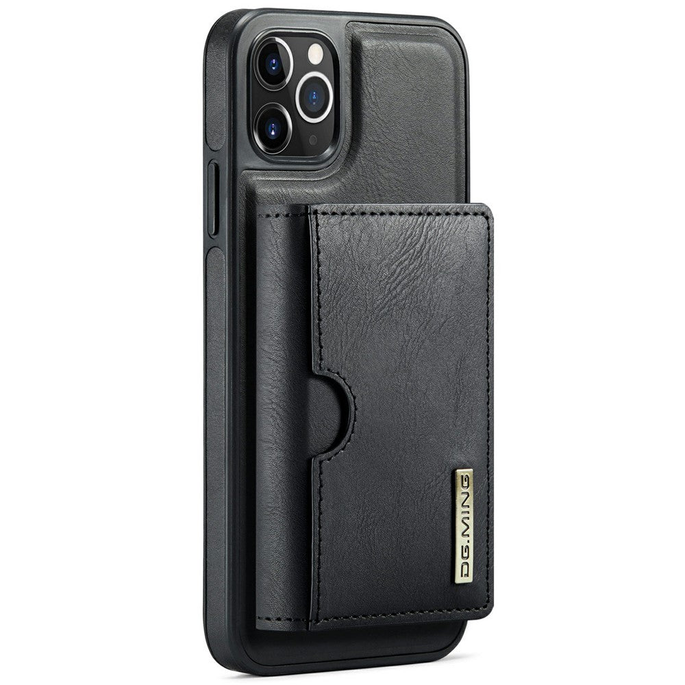DG.MING M6 Series For iPhone 11 Pro Max Case Magnetic Wallet PU+PC+TPU Phone Cover