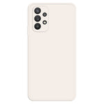 For Samsung Galaxy A32 5G / M32 5G Straight Edge Rubberized Flexible TPU Case Microfiber Lining Anti-Scratch Phone Protective Cover