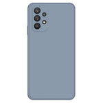 For Samsung Galaxy A32 5G / M32 5G Straight Edge Rubberized Flexible TPU Case Microfiber Lining Anti-Scratch Phone Protective Cover