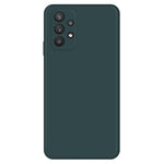For Samsung Galaxy A32 5G / M32 5G Straight Edge Rubberized Flexible TPU Case Microfiber Lining Anti-Scratch Phone Protective Cover