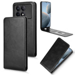 For Xiaomi Poco X6 Pro 5G  /  Redmi K70E 5G Case with Card Slot Magnetic Vertical Flip Leather Phone Cover