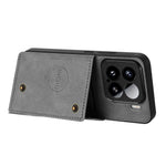 For Xiaomi 15 Case with Card Slots Kickstand Leather + TPU Phone Cover
