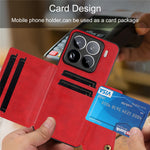 For Xiaomi 15 Pro Case with Card Slots Kickstand Leather + TPU Phone Cover