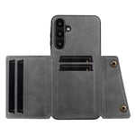 For Samsung Galaxy A56 5G Case with Card Slots Kickstand Leather + TPU Phone Cover