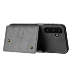 For Samsung Galaxy A56 5G Case with Card Slots Kickstand Leather + TPU Phone Cover