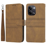 For Oppo Reno13 5G (Global) Case Wallet Skin-Touch Leather Imprinted Phone Cover