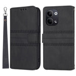 For Oppo Reno13 5G (Global) Case Wallet Skin-Touch Leather Imprinted Phone Cover