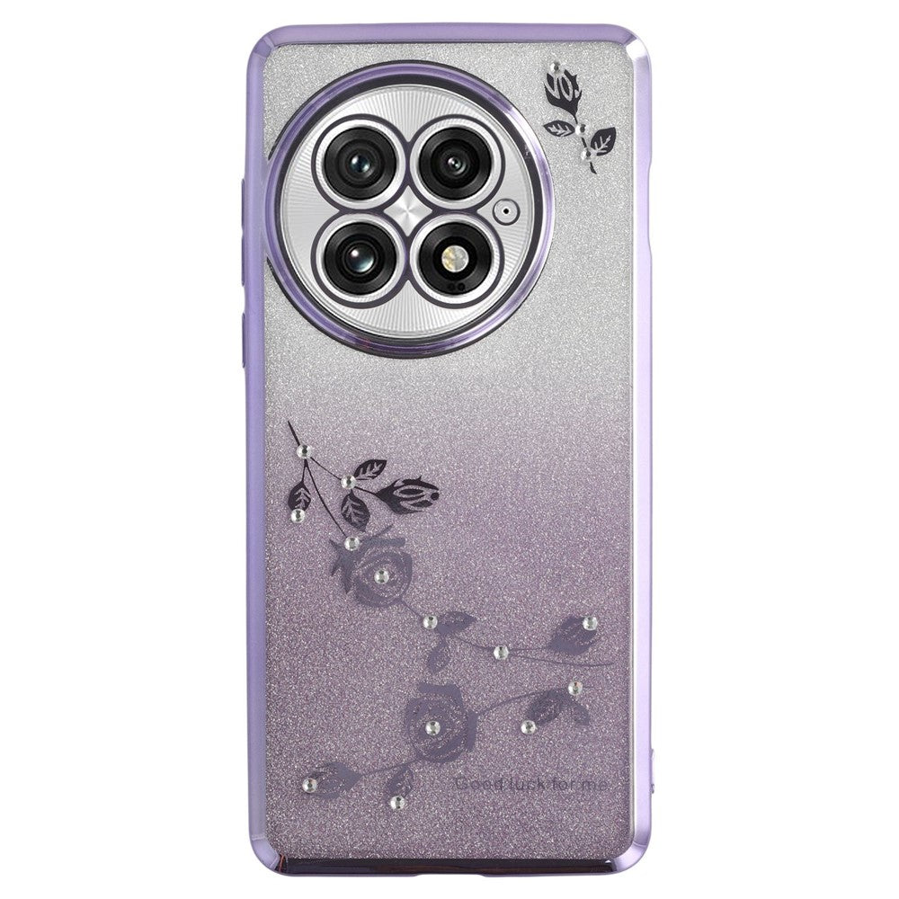 KADEM For OnePlus 13 Case Flower TPU Flexible Gradient Phone Cover