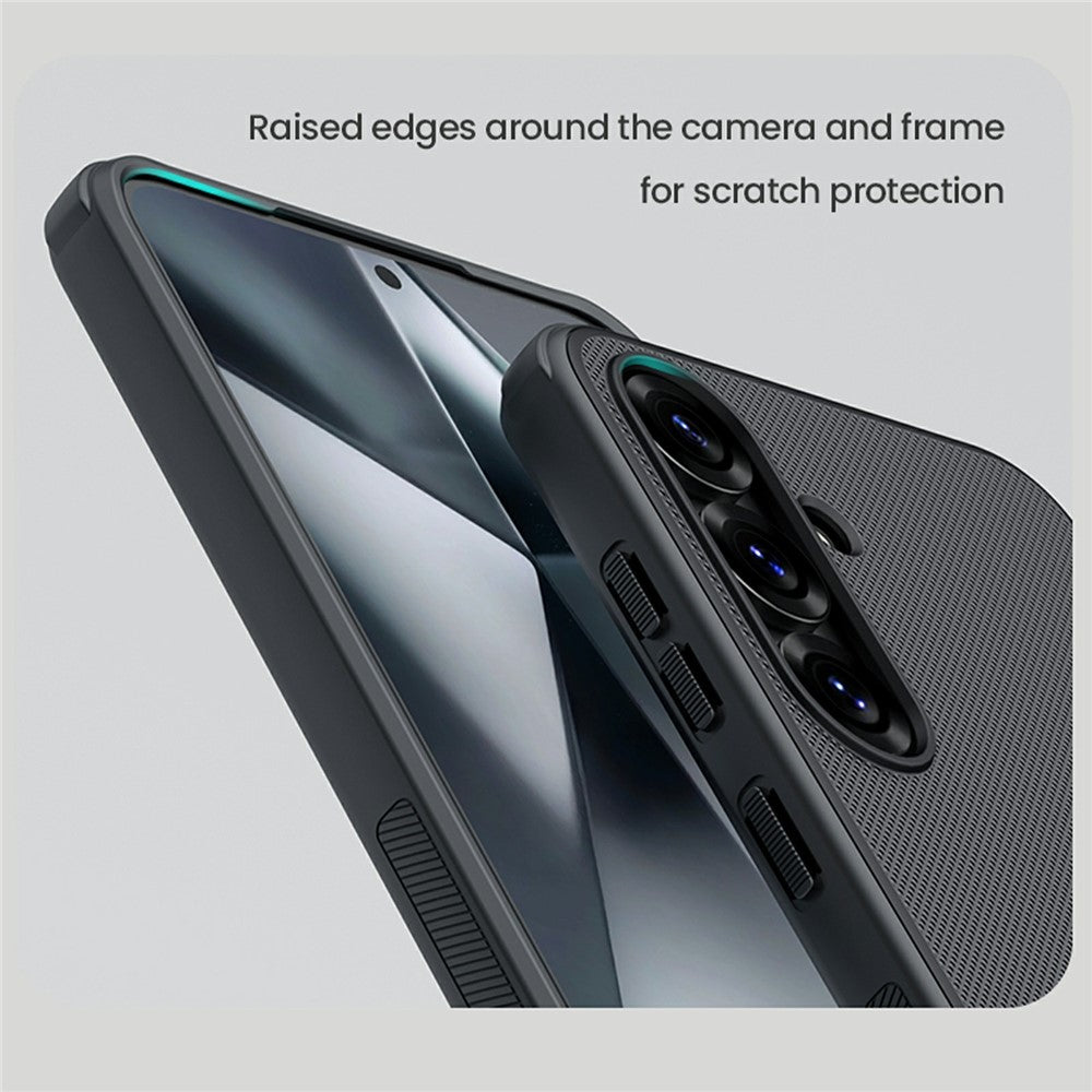 NILLKIN Frosted Shield Pro For Samsung Galaxy S25 Case Matte PC+TPU Phone Cover