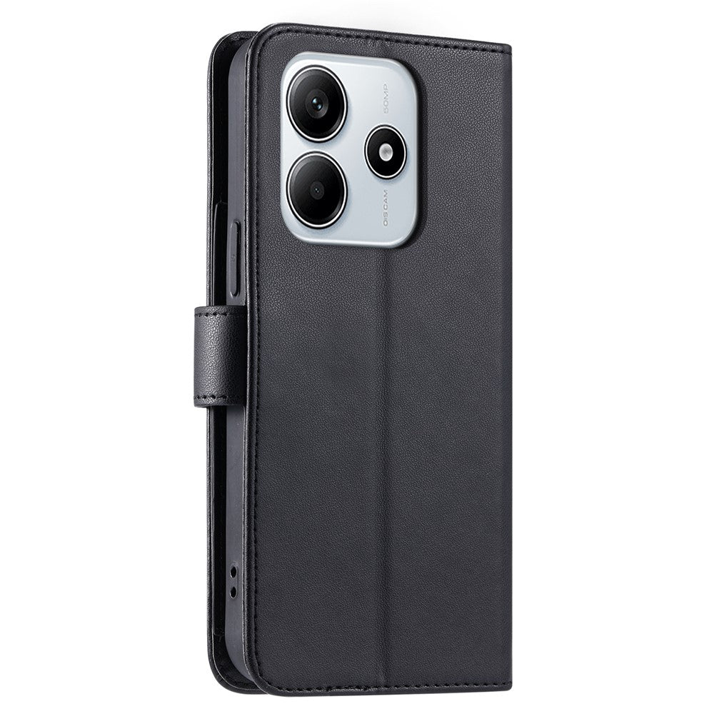 For Xiaomi Redmi Note 14 5G Crossbody Leather Case Ring Buckle Wallet Stand Rhombus Mobile Cover