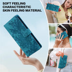 For Xiaomi Redmi Note 13 Pro 5G Case Imprinted Lace Flowers PU Leather Wallet Phone Cover