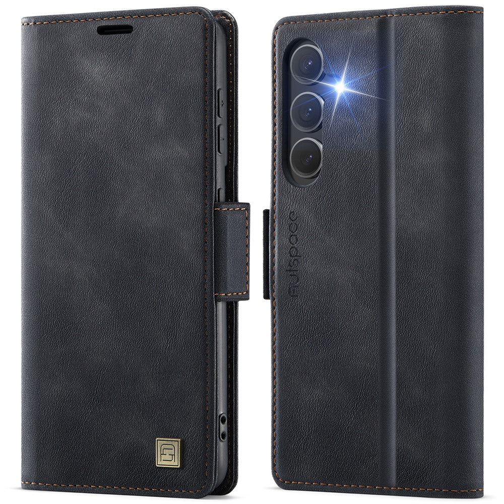 AUTSPACE Til Samsung Galaxy S24 Cover A11 RFID-blokerende retro læder mobilpungcover