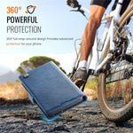 AUTSPACE For Samsung Galaxy S24+ Case  A11 RFID Blocking Retro Leather Cell Phone Wallet Cover