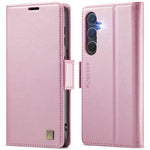 AUTSPACE For Samsung Galaxy S24+ Case  A11 RFID Blocking Retro Leather Cell Phone Wallet Cover