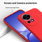 Huawei Nova 13 5G Skal Flytande Silikon mobil Baksida med Handrem