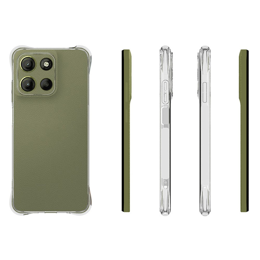 Motorola Moto G17 Power 4G / G17 4G / G15 4G / G15 Power 4G TPU-mobilskal Halkfritt transparent mobilmobilfodral