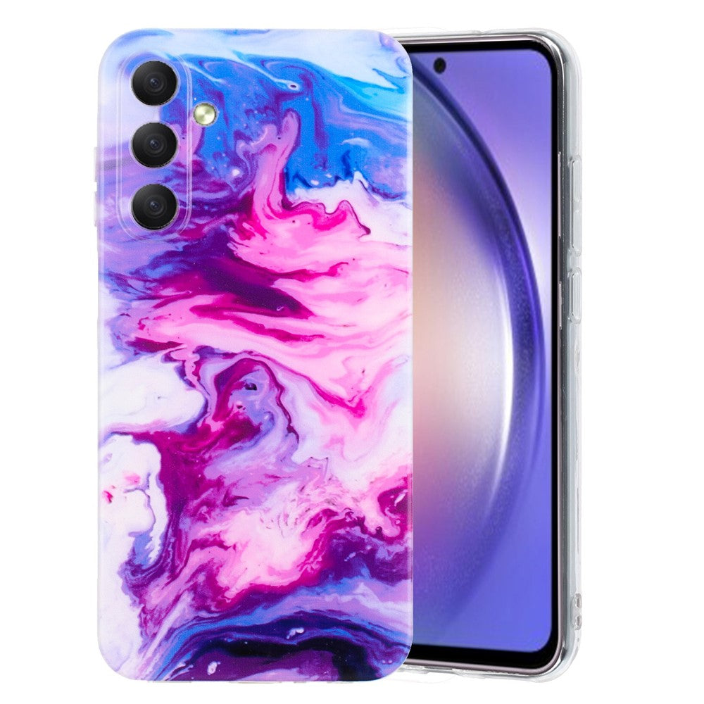 Samsung Galaxy A18 5G / A18 4G / A17 5G / A17 4G / A26 5G skal flexibelt TPU marmormönster mobilskal