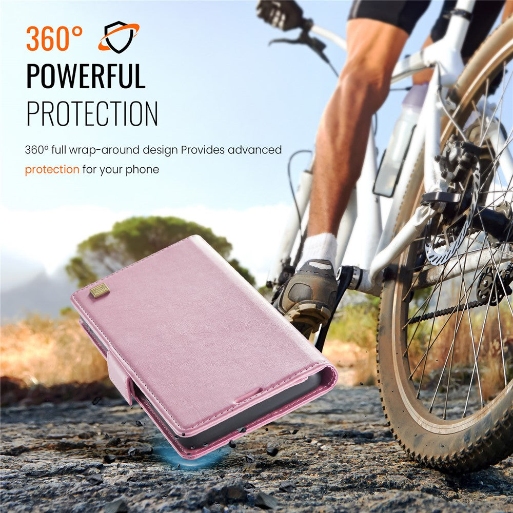 AUTSPACE Til Samsung Galaxy S24 FE Etui A11 RFID Blokerende Retro Læder Mobiltelefon Pung Cover