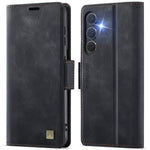 AUTSPACE For Samsung Galaxy S25+ Case  A11 RFID Blocking Retro Leather Cell Phone Wallet Cover