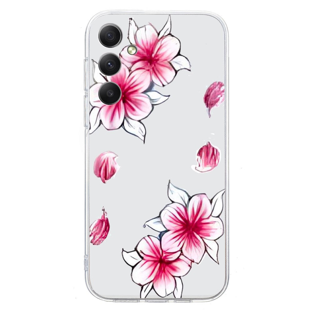Samsung Galaxy A18 5G / A18 4G / A17 5G / A17 4G / A26 5G skal mjukt TPU mobilbaksida mönster tryck