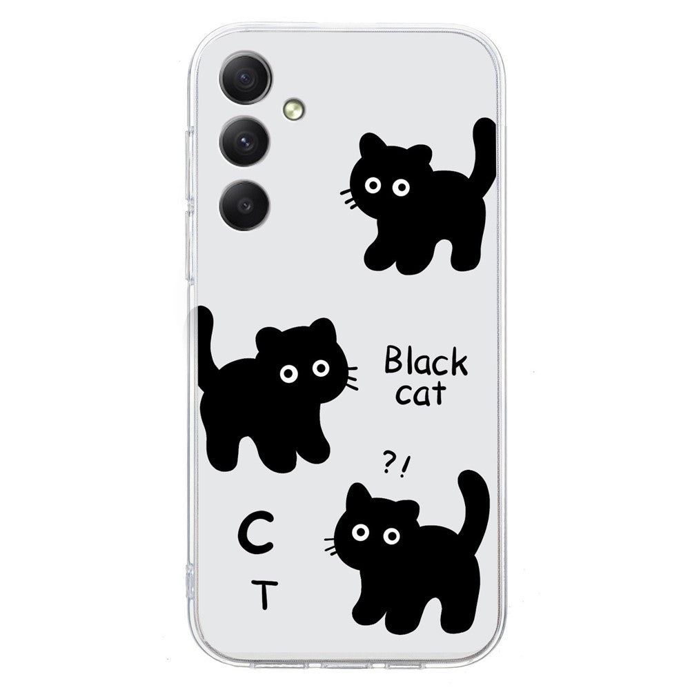 Til Samsung Galaxy A36 5G Etui Blødt TPU Telefonbagcover Mønstertryk